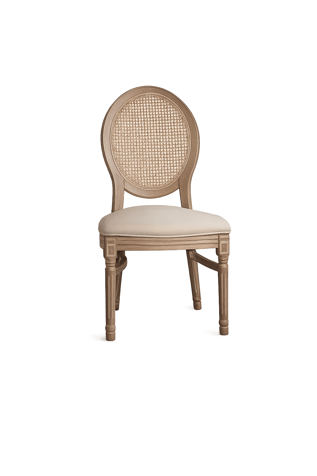 Wooden Net Dining Chair Rental UAE