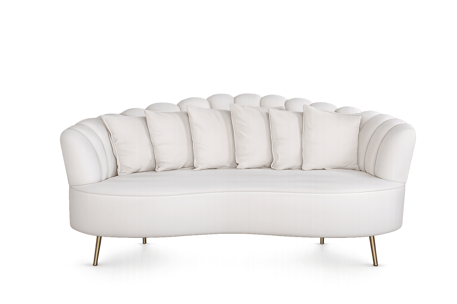 Beige Ivory 3 Seater Sofa Rental Dubai