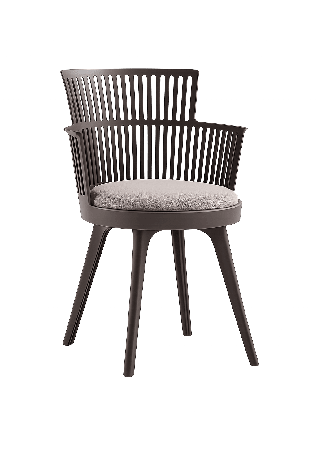Grey Lines Dining Chair Rental UAE
