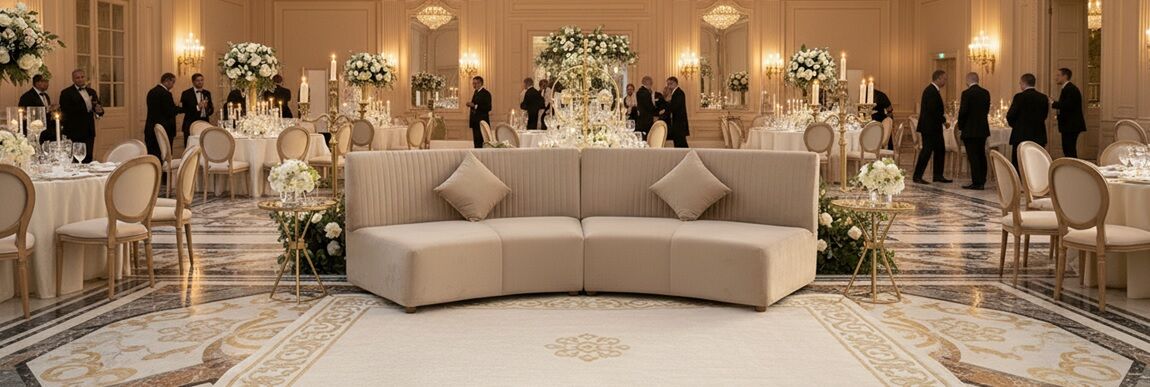Line Curve 3 Seater Sofa Rental UAE