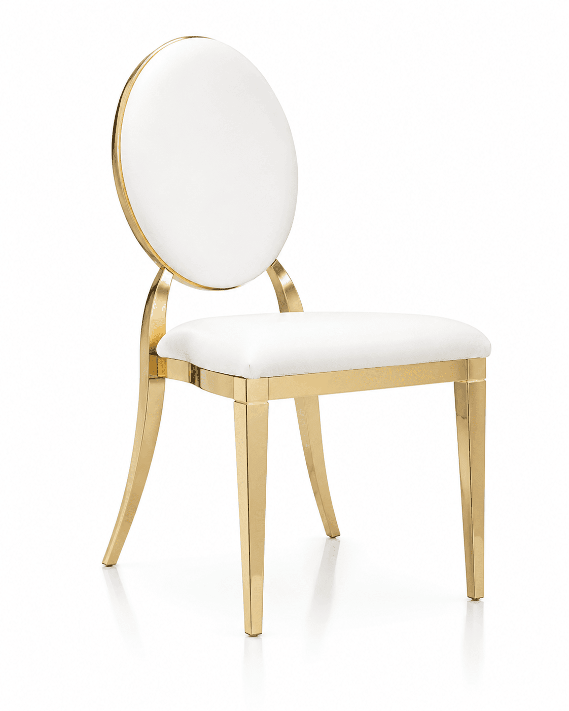 Steel Dior Gold Dining Chair Rental UAE