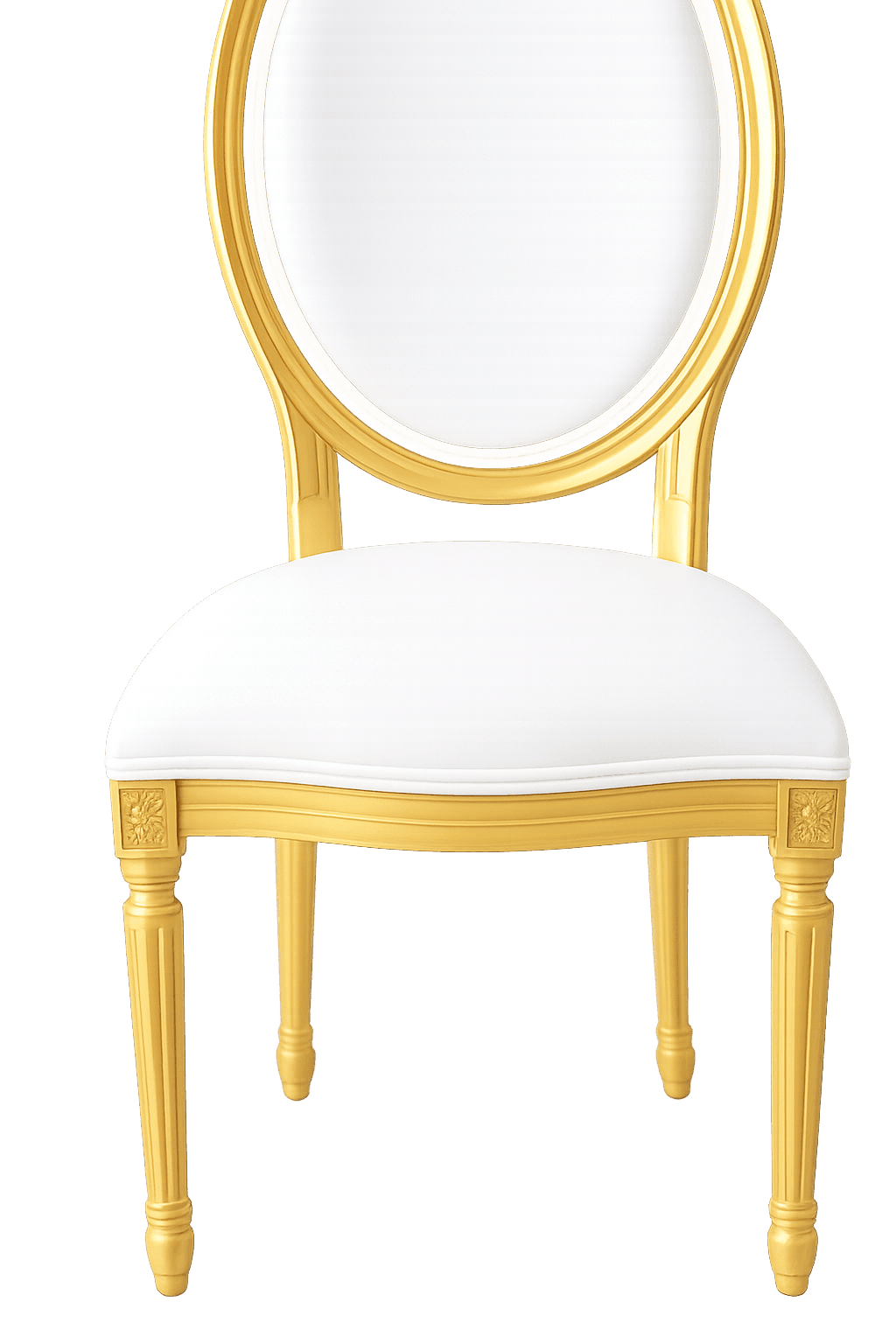 Wooden Gold Dior Dining Chair Rental UAE